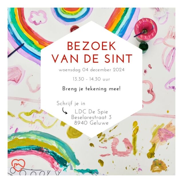 Kom langs en ontmoet Sinterklaas! Voor elk braaf kindje is er een geschenk ...