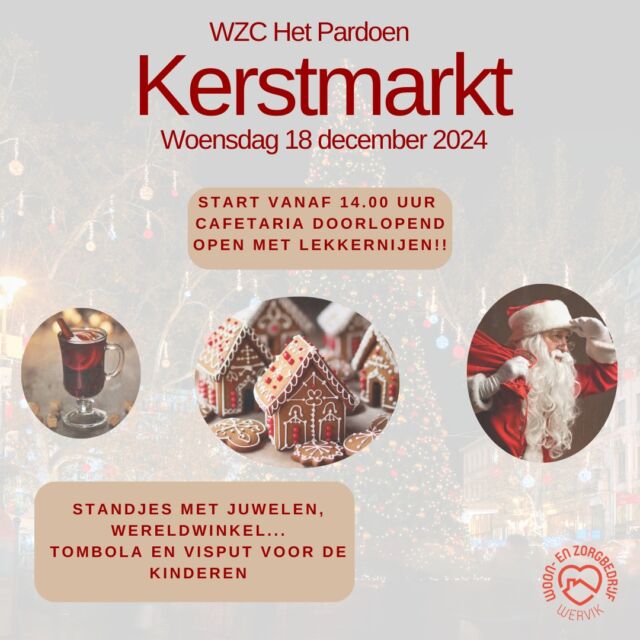 Wij kijken graag uit naar jullie bezoek op onze kerstmarkt!!