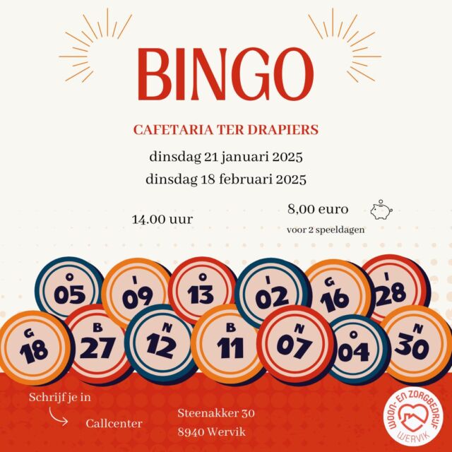 Wie wint de eerste bingo van het nieuwe jaar?