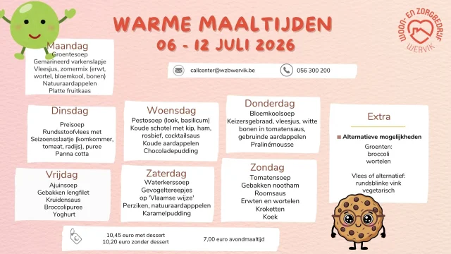 Ons weekmenu staat klaar. Wat kies jj deze week?