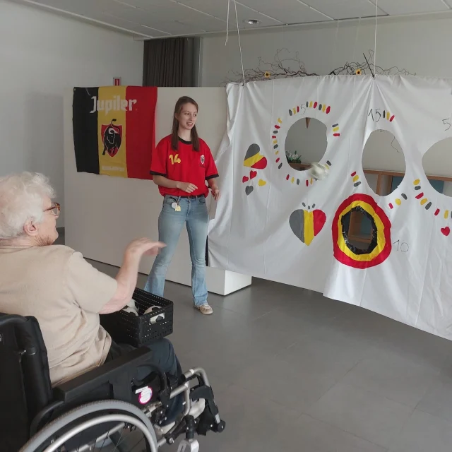 Onze bewoners zijn er klaar voor... 
Komaan, Rode Duivels, maak er een topwedstrijd van ⚽❤️